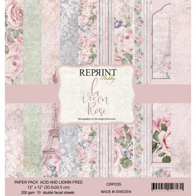 Reprint La Vie En Rose Collection Designpapier - Paper Pack